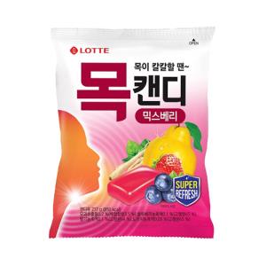 [롯데제과] 목캔디믹스베리_217G